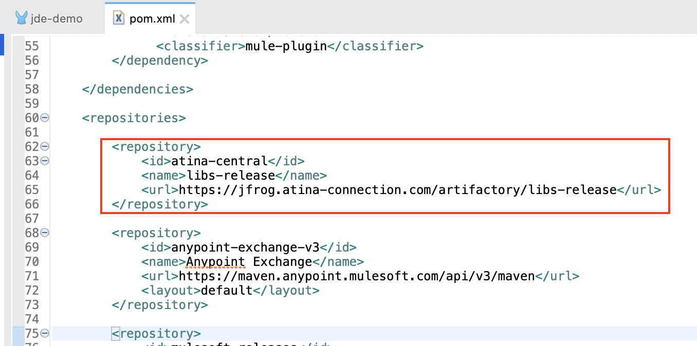 pom.xml Repository