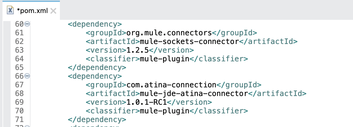 pom.xml Dependency