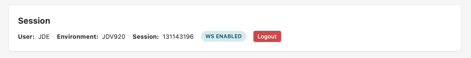 Successful Web Service validation